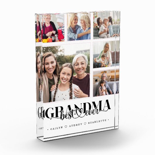 おばあちゃんのチームモダンコラージュ記念 フォトブロック (左)