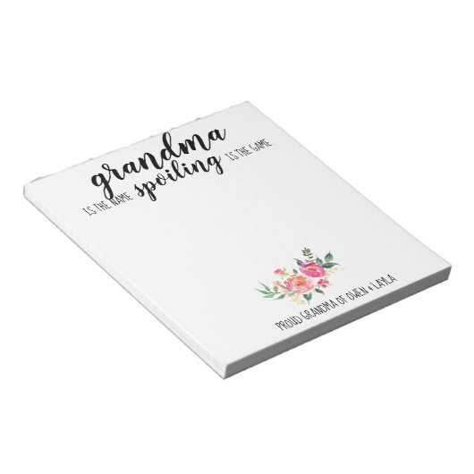 おばあちゃんのノートパッド ノートパッド (アングル)