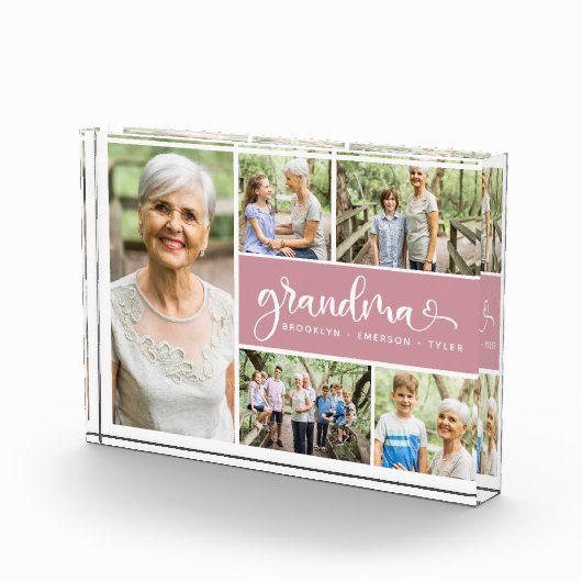 おばあちゃんのハートフォトコラージュのフォトブロック フォトブロック (右)