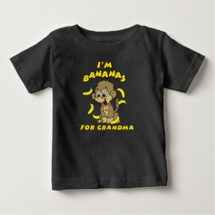 おばあちゃんのバナナ ベビーTシャツ