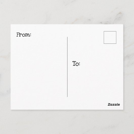 おばあちゃんのパイナップル逆さケーキレシピカード ポストカード (裏面)