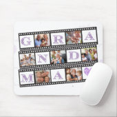 おばあちゃんのパーソナライズされたマウスパッドと7枚の写真! マウスパッド (マウス)