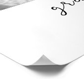 おばあちゃんのパーソナライズされた写真プレゼントおばあちゃん ポスター (角)