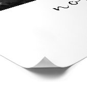 おばあちゃんのパーソナライズされた写真プレゼント ポスター (角)