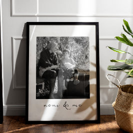 おばあちゃんのパーソナライズされた写真プレゼント ポスター