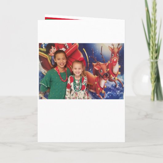 おばあちゃんのパーソナライズのための2フォトクリスマスカード シーズンカード (裏面)