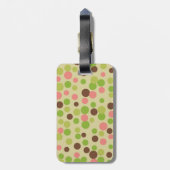 おばあちゃんのピンクの荷物タグへ ラゲッジタグ (裏面縦)