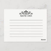 おばあちゃんのピーチパイレシピフレッシュピーチ ポストカード (裏面)