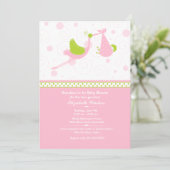 おばあちゃんのファーストベビーシャワー招待状 招待状 (スタンド正面)