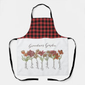 おばあちゃんのフラワーガーデン7グランドキッズ名フローラ エプロン (正面)