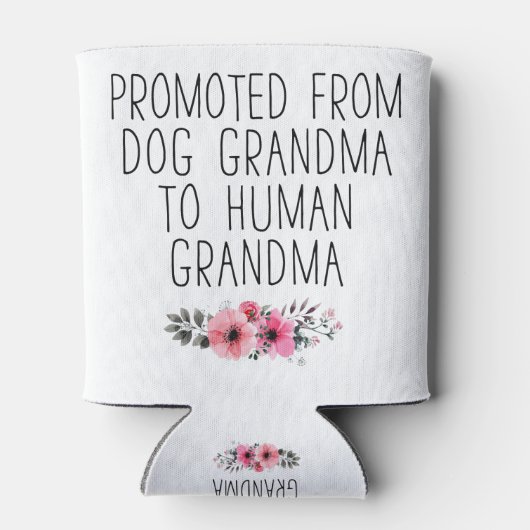 おばあちゃんのフローラに昇進おもしろいする 缶クーラー (裏面)