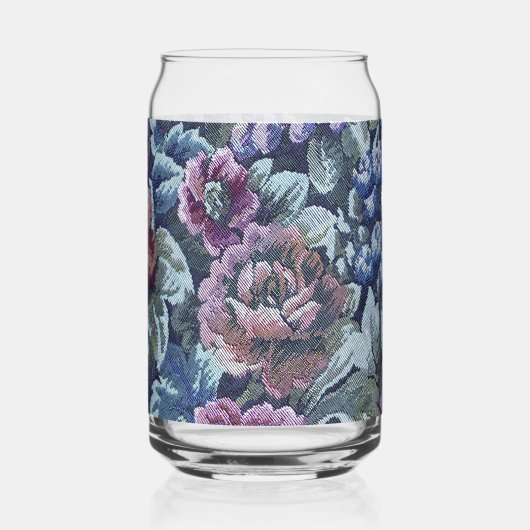 おばあちゃんのフローラソファのパターンの画像 ガラス缶 (裏面)