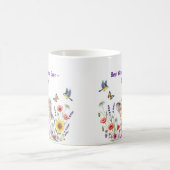 おばあちゃんのフローラマグ コーヒーマグカップ (中央)