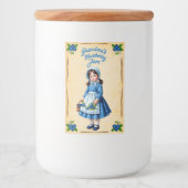 おばあちゃんのブルーベリージャムヴィンテージフードラベル フードラベル (正面)