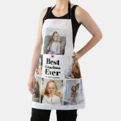 おばあちゃんのプレゼントハート6 Photo Collage エプロン (インサイチュ)