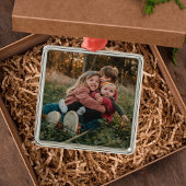 おばあちゃんのプレゼント |グランドキッズフォトクリスマス メタルオーナメント