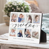 おばあちゃんのプレゼント |孫の写真コラージュ フォトプラーク