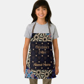 おばあちゃんのヘルパーのトレーニングと(名前はこちら)子供 エプロン (インサイチュ)