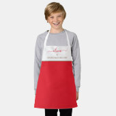 おばあちゃんのヘルパーキッチンベーキング エプロン (着用した状態)