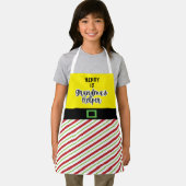 おばあちゃんのヘルパー赤と緑のクリスマス エプロン (インサイチュ)