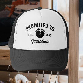 おばあちゃんのベビー足跡に昇進 キャップ