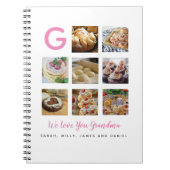 おばあちゃんのベーキングジャーナル – 自分の写真と文字を追加 ノートブック (正面)