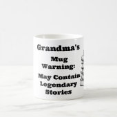 おばあちゃんのマグカップ – おばあちゃんのおもしろいギフト コーヒーマグカップ (中央)