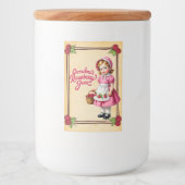 おばあちゃんのラズベリージャムヴィンテージ食品ラベル フードラベル (正面)