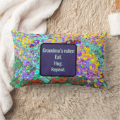 おばあちゃんのルール 腰枕 ランバークッション (ブランケット)