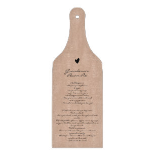 おばあちゃんのレシピカスタムファミリー記念赤面  カッティングボード