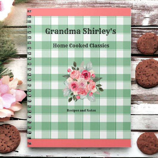 おばあちゃんのレシピカントリーギンガムファームハウス ノートブック