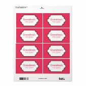 おばあちゃんのレシピコレクション ラベル (フルシート)