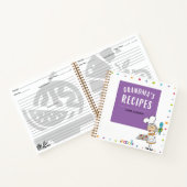 おばあちゃんのレシピパーソナライズされた料空白の理帳NO ノートブック (内部)