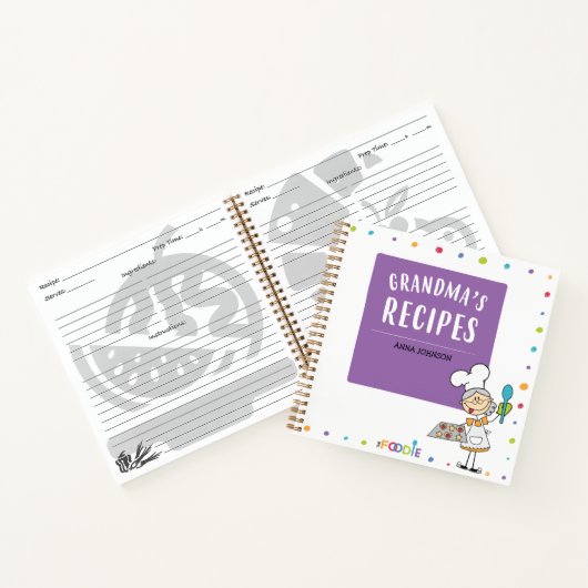 おばあちゃんのレシピパーソナライズされた料空白の理帳NO ノートブック (内部)