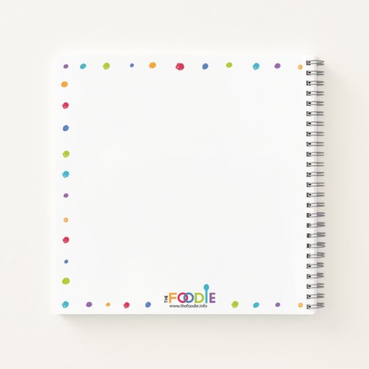  おばあちゃんのレシピパーソナライズされた料空白の理  ノートブック (裏面)