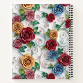 おばあちゃんのレシピ紙フラワーレシピ本 ノートブック (裏面)