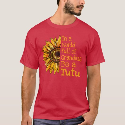 おばあちゃんの世界ではオアフ島ハワイアングラ Tシャツ (正面)