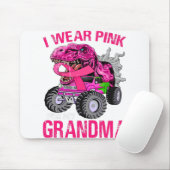 おばあちゃんの乳がんの衣服ピンク マウスパッド (マウス)