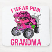 おばあちゃんの乳がんの衣服ピンク マウスパッド (正面)
