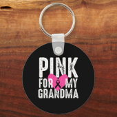 おばあちゃんの乳がん認識度家族 キーホルダー (正面)
