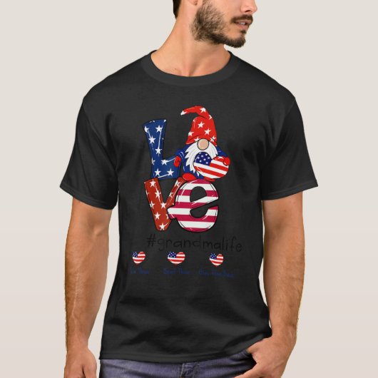 おばあちゃんの人生は彼らを甘与えやかする4 Tシャツ (正面)