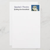 おばあちゃんの優先文房具が孫を傷つける 便箋 (正面/裏面)