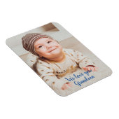 おばあちゃんの写真が大好きタイポグラフィ等 マグネット (右側)