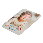 おばあちゃんの写真が大好きタイポグラフィ等 マグネット (左側)