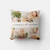 おばあちゃんの写真コラージュモダンで私たちの思い出 クッション (正面)