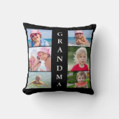 おばあちゃんの写真コラージュ クッション (正面)