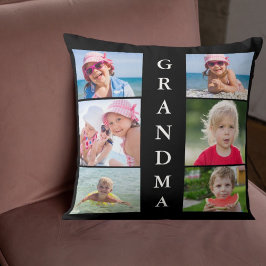 おばあちゃんの写真コラージュ クッション