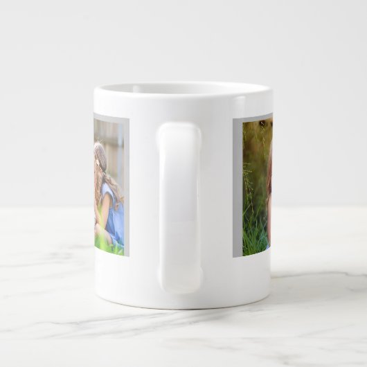 おばあちゃんの写真マグ ジャンボコーヒーマグカップ (裏面)