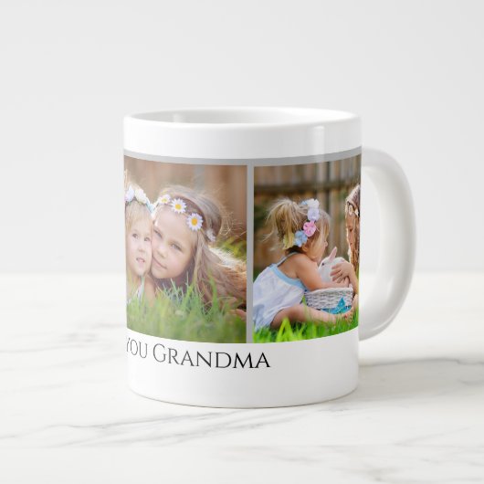 おばあちゃんの写真マグ ジャンボコーヒーマグカップ (正面右)