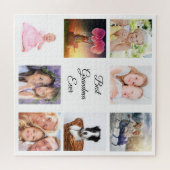 おばあちゃんの写真最高のコラージュ ジグソーパズル (横)